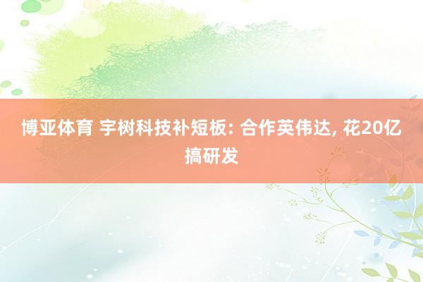 博亚体育 宇树科技补短板: 合作英伟达， 花20亿搞研发